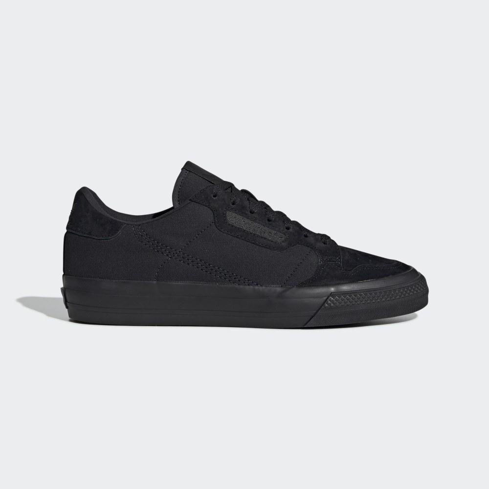 Originals Adidas Continental Vulc Barbati Romania - Negrii/Albi EF3531